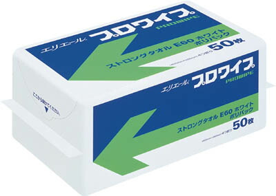 エリエール プロワイプ ストロングタオル Ｅ60 ポリパック 50枚 18パック【623166】(清掃用品・ウエス)【送料無料】｜リコメン堂インテリア館