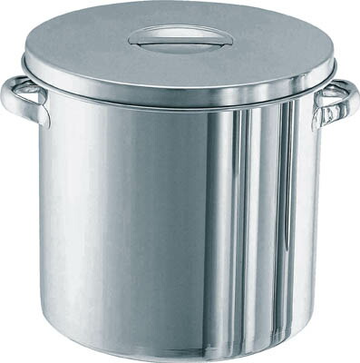 日東 ステンレスタンク テーパー付貯蔵用タンク（フタ付） 10Ｌ【TP-ST-24】(ボトル・容器・ステンレスタンク)【送料無料】