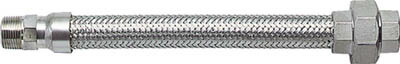 ＮＦＫ ユニオン・ニップル型フレキ ＡＬＬＳＵＳ304 25Ａ×500Ｌ【NK193-25-500】(管工機材・フレキ管)【送料無料】