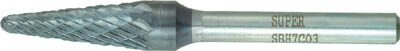 スーパー 超硬バー(ハードタイプ)重切削用【SBH7C04】(研削研磨用品・超硬バー)【送料無料】