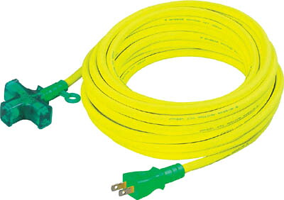 日動 延長コード 十字型トリプルランプ付 100Ｖ 2芯 20ｍ【LT2-20】(コードリール・延長コード・延長コード)【送料無料】