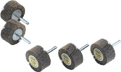 ＴＲＵＳＣＯ ミラクルフラップホイール 外径80Ｘ厚25Ｘ軸6 5個入 150♯【MR8025 150】(研削研磨用品・フラップ軸付ホイール)【送料無料】