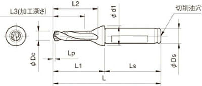 京セラ ドリル用ホルダ 【SF16-DRC145M-3】(旋削・フライス加工工具・ホルダー)【送料無料】
