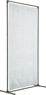 ＴＲＵＳＣＯ 火花用衝立 単体型 1000ＸＨ2000 固定足タイプ【YK-1020】(溶接用品・溶接遮光フェンス)【送料無料】