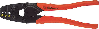 エビ 絶縁被覆付閉端接続子用圧着工具 使用範囲ＣＥ1・2・5【AK25A】(電設工具・圧着工具)【送料無料】