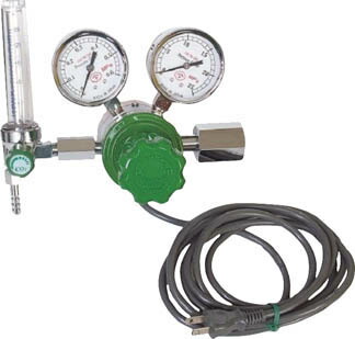 ヒーター付圧力調整器 ＹＲ&minus;507Ｆ&minus;2【YR-507F-2】(溶接用品・ガス調整器)【送料無料】｜リコメン堂インテリア館