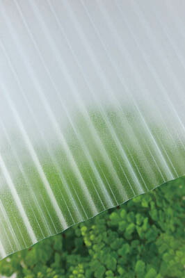 楽天市場】タキロン ポリカ波板 32波 6尺 650クリアフロスト【217620