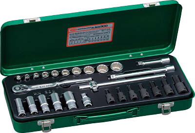 ＴＯＮＥ ミックスソケットレンチセット【MX300】(レンチ・スパナ・プーラ・ソケットレンチセット)【送料無料】