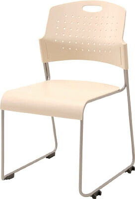 アイリスチトセ スタッキングHGSチェアー ホワイト【HGS-41PP-W】(オフィス家具・会議用チェア)【送料無料】|リコメン堂インテリア館