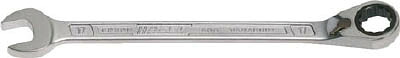 ＨＡＺＥＴ 切替式ギヤレンチ（コンビタイプ） 27ｍｍ【606-27】(レンチ・スパナ・プーラ・ラチェットレンチ)【送料無料】｜リコメン堂インテリア館