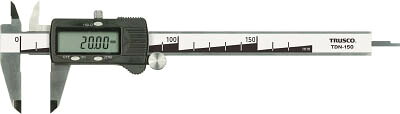 ＴＲＵＳＣＯ デジタルノギス 150ｍｍ【TDN-150】(測定工具・ノギス)【送料無料】
