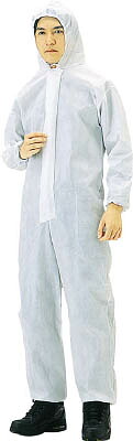 ＴＲＵＳＣＯ 不織布使い捨て保護服Ｌ（40入）【TPC-L-40】(保護具・保護服)【送料無料】