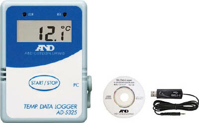 A&D 温度データーロガー 8000メモリースタート・セット【AD5325SET】(計測機器・温度計・湿度計)【送料無料】|リコメン堂インテリア館