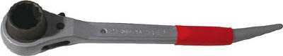 ＴＯＰ アルミショートラチェットレンチ 19Ｘ21ｍｍ【RM-19X21A】(レンチ・スパナ・プーラ・ラチェットレンチ)