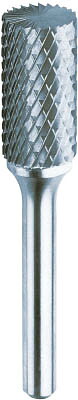 NRS 超硬バー 軸径6(mm)円筒刃付Dカット【TCBT1802D-6】(研削研磨用品・超硬バー)【送料無料】