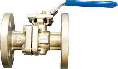 フジキン ステンレス鋼製1ＭＰａフランジ式2ピースボール弁15Ａ（1／2）【UBV-21-J10R-D-ALX】(管工機材・バルブ)【送料無料】