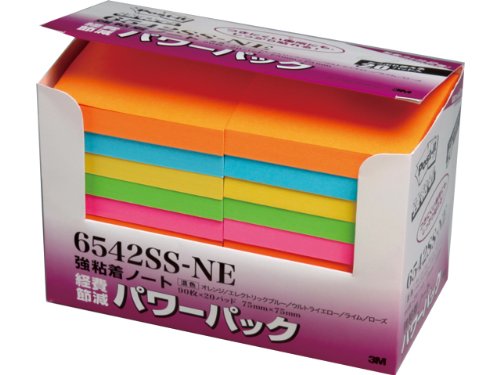 スコッチ・3M ポストイット キョウネンチャク パワーP (6542SS-NE) (1箱)【送料無料】