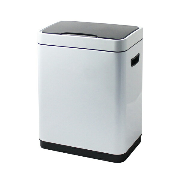 オーパス JAVA Vegas ステンレス ゴミ箱 20L WH JH-8828DKC(代引不可)【送料無料】|リコメン堂インテリア館