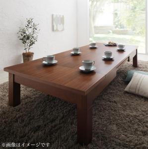 天然木ウォールナット材3段階伸長式こたつテーブル こたつテーブル単品 長方形(80&times;120～180cm)(代引き不可)【送料無料】｜リコメン堂インテリア館