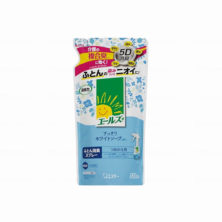 エステー エールズ介護家庭用消臭力ふとん消臭スプレーツメカエ ケース(代引不可)【送料無料】