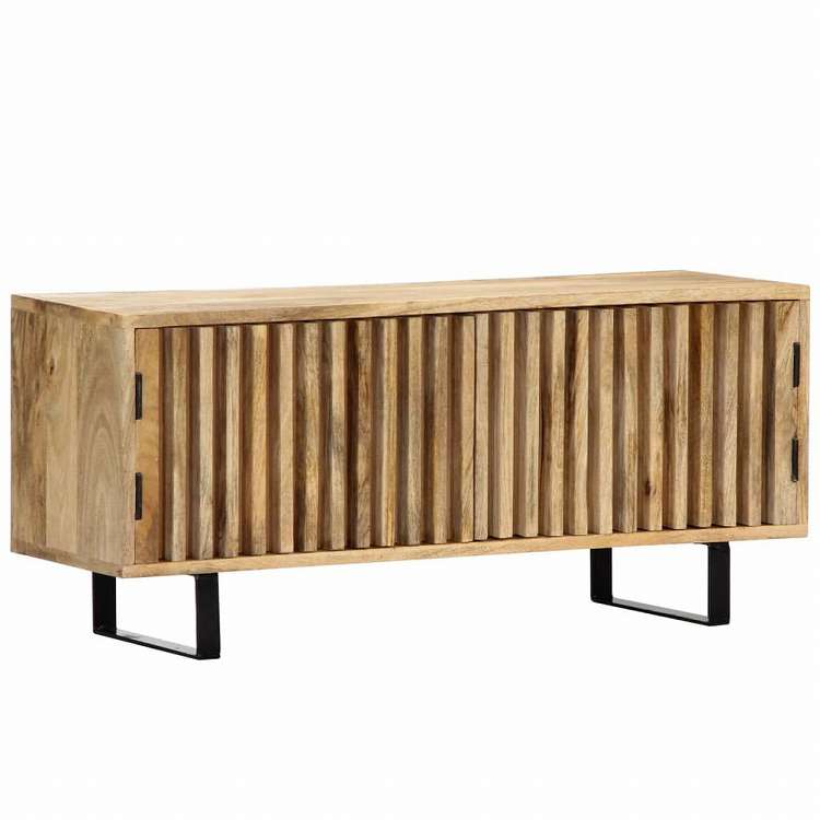 vidaXL TVキャビネット 90x30x40cm マンゴー無垢材家具 AVラック・テレビ台(代引不可)