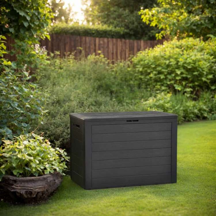 vidaXL ガーデン収納ボックス アントラシート 78x44x55 cm家具 アウトドア家具 屋外収納ボックス(代引不可)｜リコメン堂インテリア館