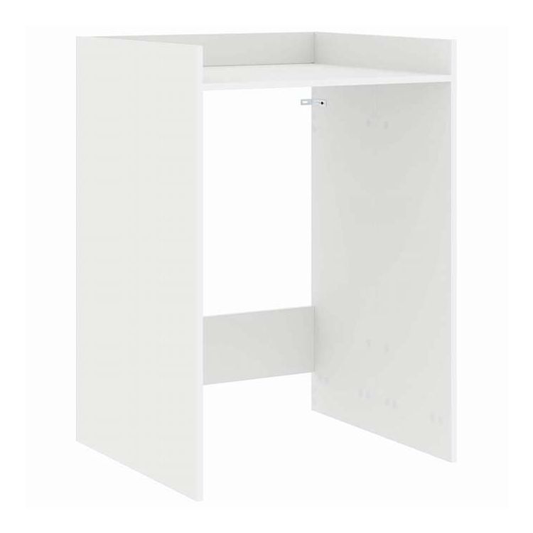vidaXL 洗濯機キャビネット ストレージ付き ホワイト 67.5 x 62 x 97 cm エンジニアリングウッド 家具 キャビネット&収納(代引不可)【送料無料】