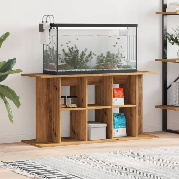 vidaXL 水槽スタンド アーティザンオーク 120×40×60cm エンジニアードウッド 動物 ペット用品 ペット用品 魚用品 Aquarium Stands(代引不可)