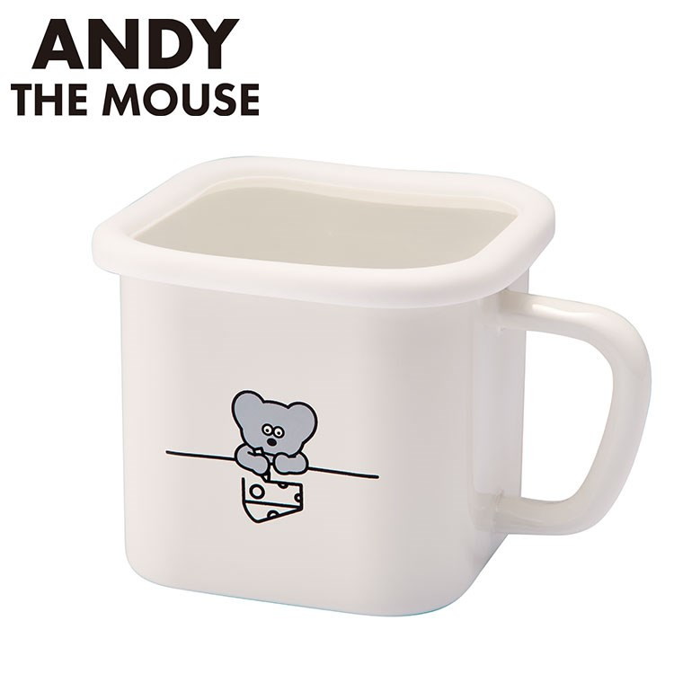 楽天市場】豊琺瑯 ANDY THE MOUSE（ねずみのANDY）ホーローキューブ