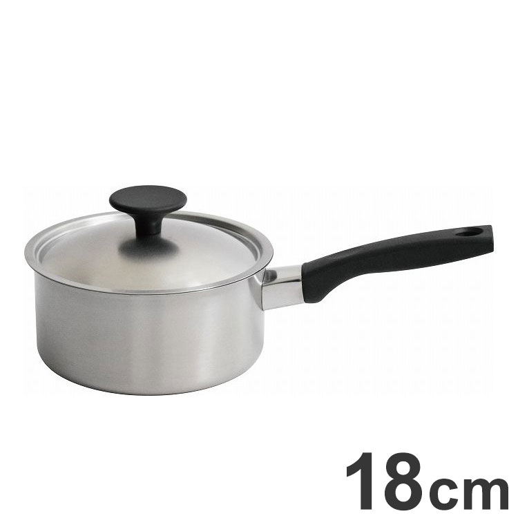 トロワ ソースパン18cm 日本製 フライパン 鍋 キッチン 調理用具 IH対応 引き出物 日本産 国産 調理器具 料理道具 キッチン用品 台所用品 台所 引っ越し(代引不可)【送料無料】