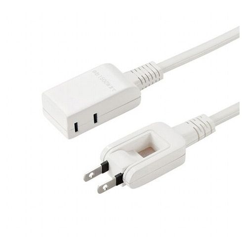 【5個セット】 サンワサプライ マイクロタップ 2個口 0.2m ホワイト TAP-M602WX5(代引不可)【送料無料】