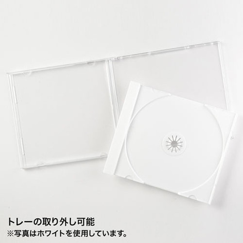 【5個セット10枚×5】サンワサプライBlu-ray・DVD・CDケース10枚セット・クリアFCD-PN10CLNX5(代引不可)【送料無料】