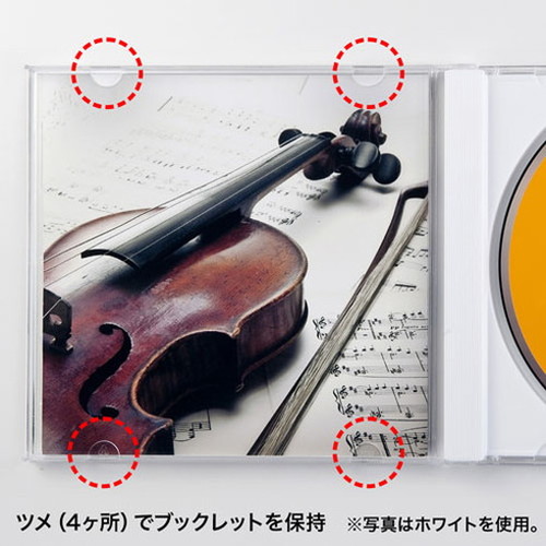 【5個セット10枚×5】サンワサプライBlu-ray・DVD・CDケース10枚セット・クリアFCD-PN10CLNX5(代引不可)【送料無料】