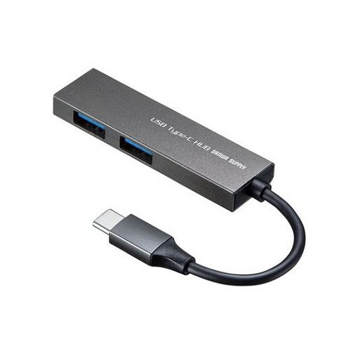 【5個セット】 サンワサプライ USB Type-C 2ポートスリムハブ USB-3TCH24SNX5(代引不可)【送料無料】｜リコメン堂キッチン館