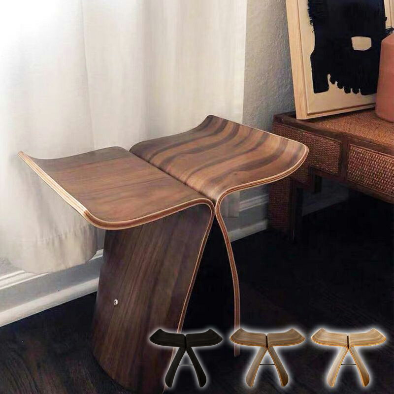 楽天市場】天童木工 柳宗理バタフライスツール メープルクッション