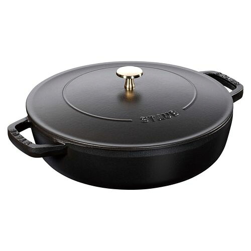ストウブ ブレイザー・ソテーパン 24cm 40511-473 ブラック RSTD601【送料無料】|リコメン堂キッチン館