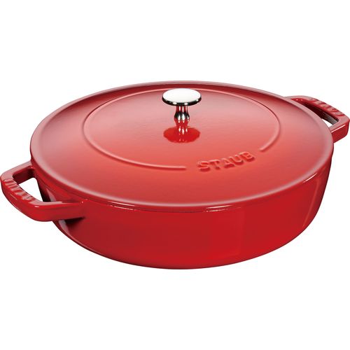 定番人気 staub グレー 28cm 40511-470 ブレイザー ソテーパン 最新作特価