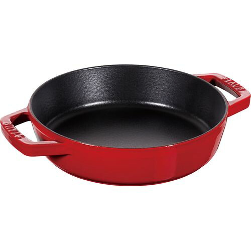 ストウブ ラウンド 両手フライパン 40511-661 20cmCR ASTN302【送料無料】｜リコメン堂キッチン館