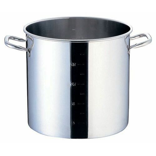 遠藤商事 SAパワー・デンジ寸胴鍋 目盛付(蓋無) 45cm AZV7045【送料無料】