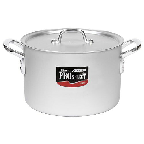 ホクア アルミ プロセレクト 半寸胴鍋(目盛付) 39cm AHV6139【送料無料】|リコメン堂キッチン館