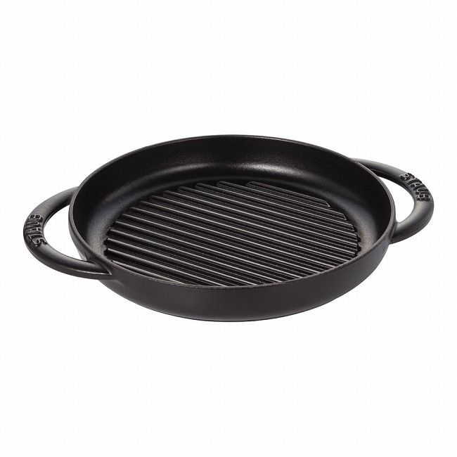 ストウブ ピュアグリル 30cm 40511-521 ブラック [AGL8108]【送料無料】