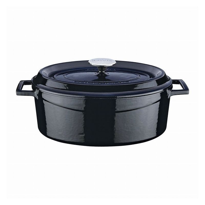 楽天市場】LAVA 無加水鍋 オーバルキャセロール 27cm LV0084 IH対応