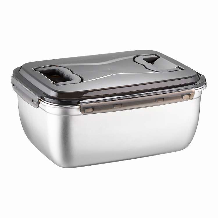 18-8P付 キッチンコンテナ 取手付 レクタングル 取手付12.0L(代引不可)【送料無料】