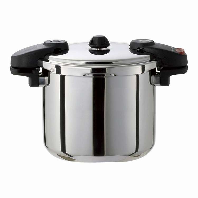 ワンダーシェフ プロミドル3両手圧力鍋 8L NMDA80(代引不可)【送料無料】｜リコメン堂キッチン館