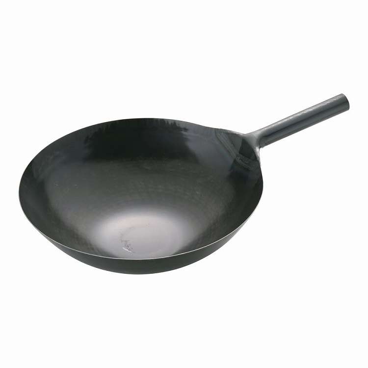 山田 鉄 打出片手中華鍋(板厚1.2mm) 42cm(代引不可)【送料無料】｜リコメン堂キッチン館