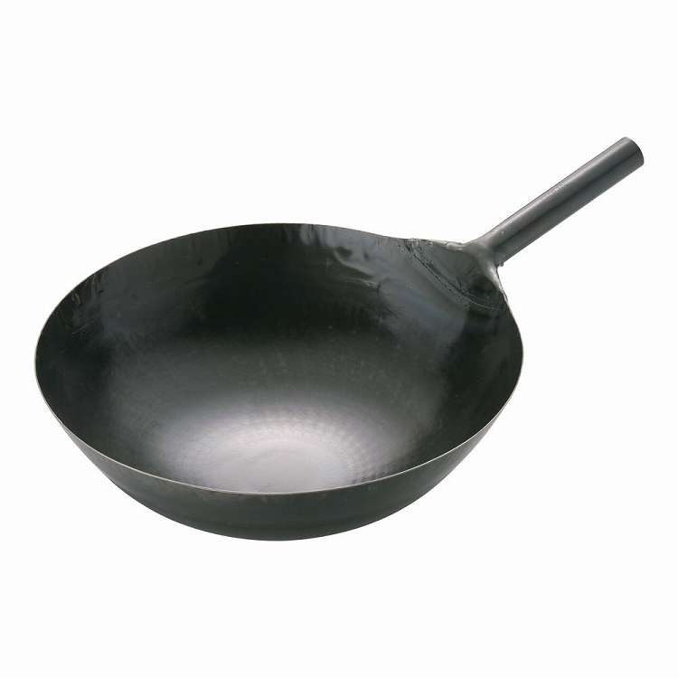 山田 鉄 打出片手中華鍋(板厚1.6mm) 45cm(代引不可)【送料無料】｜リコメン堂キッチン館