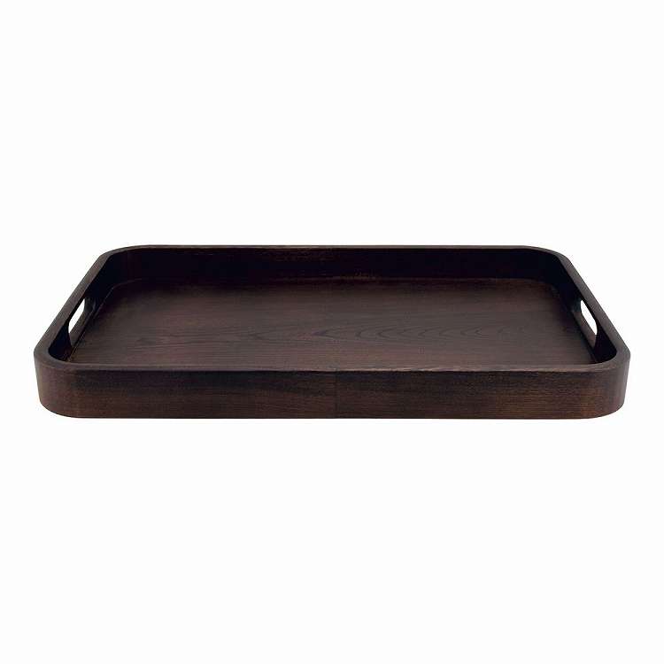 きなり 隅丸長手盆(ウレタン塗装) 尺5寸 3715(代引不可)【送料無料】