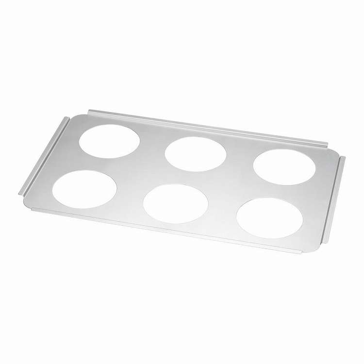 18-8ドレッシングポット専用プレート 6穴(代引不可)【送料無料】