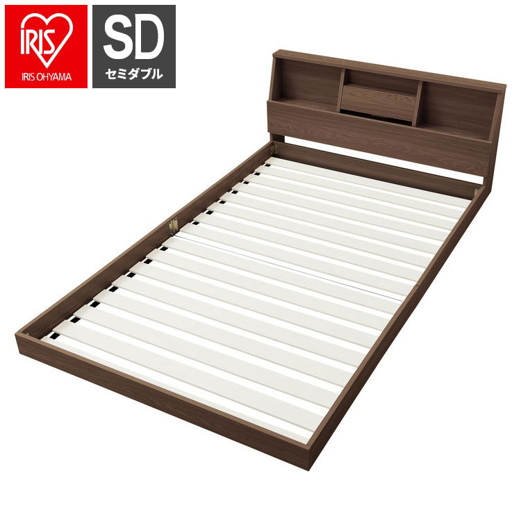 楽天市場】アイリスオーヤマ フロアベッド セミダブル FBF-SD  