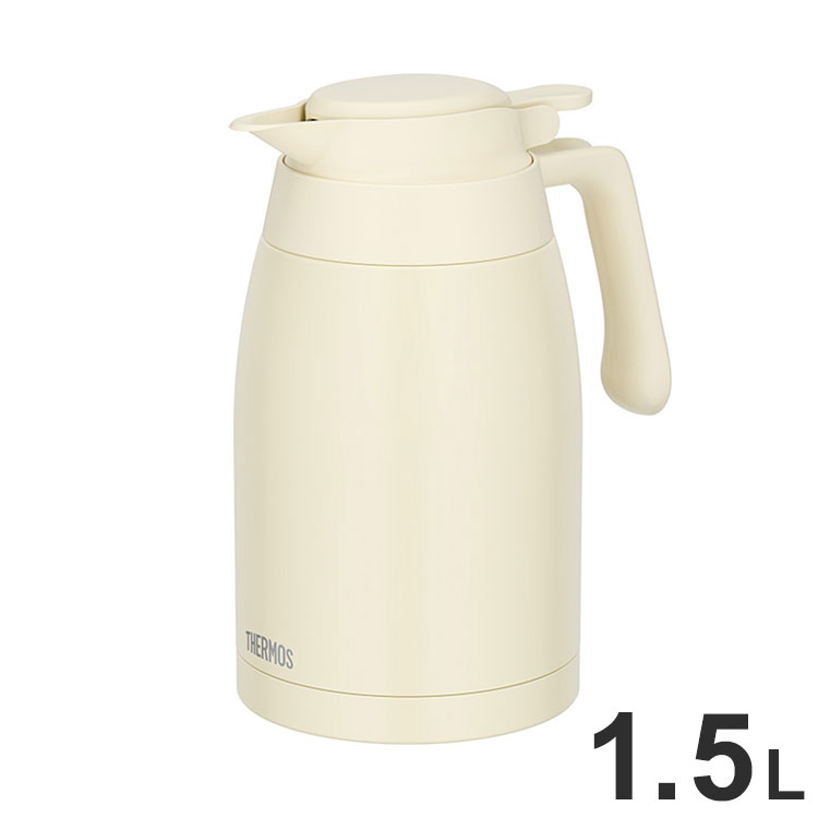 サーモス TTG-1500 IV ステンレスポット 1.5L アイボリー THERMOS【送料無料】